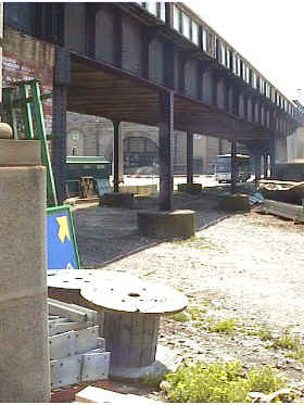 View under the pier