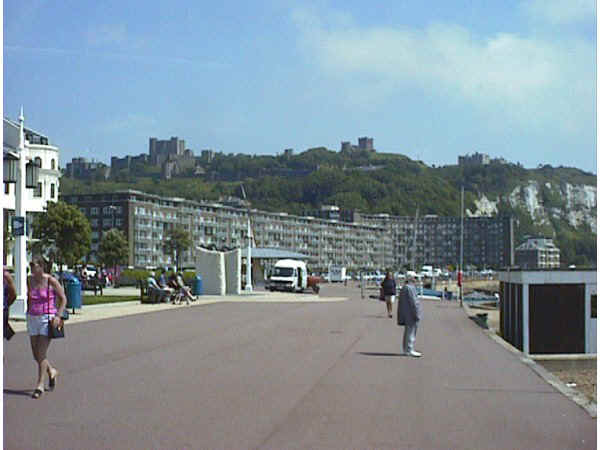 Dover seafront looking east